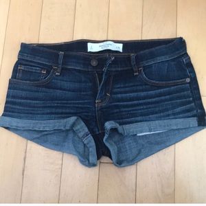 Abercrombie and Fitch cuffed denim shorts